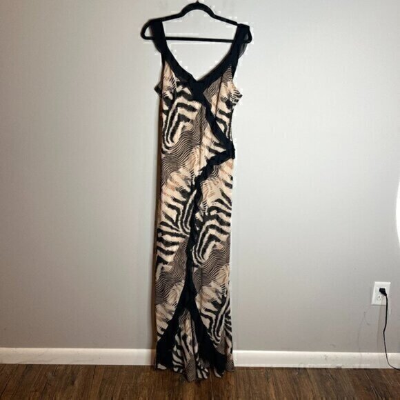 Joseph Ribkoff Y2K safari animal print maxi dress - Picture 1 of 6